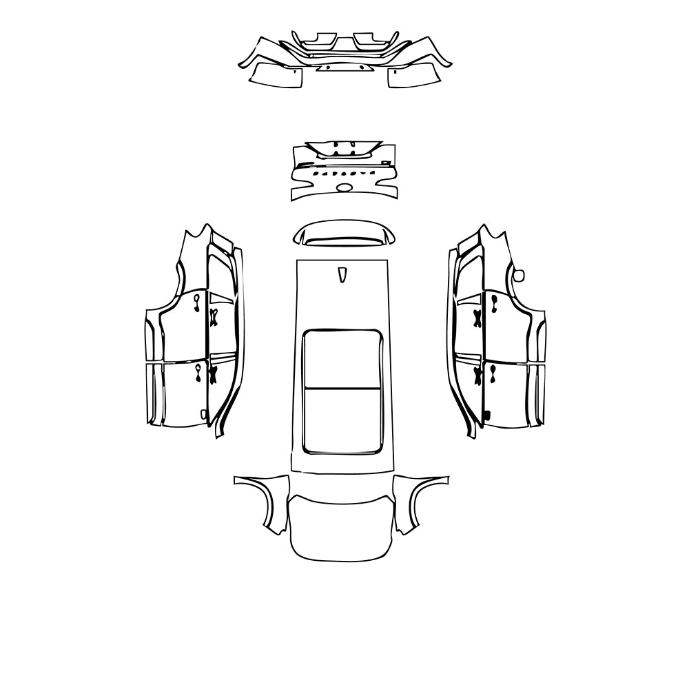 Pre-Cut PPF Hyundai Santa Fe (CN) 2023 - PPF-Kits