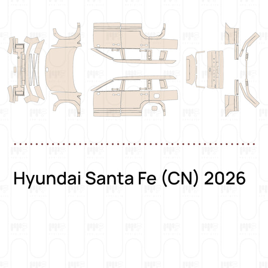 Voorgesneden PPF Hyundai Santa Fe (CN) 2026