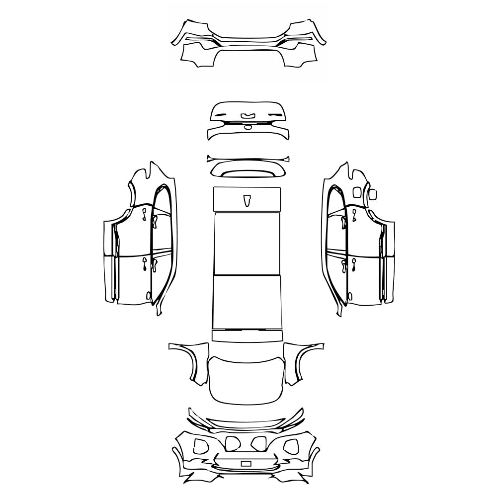 Pre-Cut PPF Hyundai Santa Fe (US) 2020 - PPF-Kits