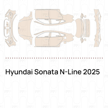 Voorgesneden PPF Hyundai Sonata N-Line 2025