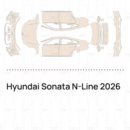 Voorgesneden PPF Hyundai Sonata N-Line 2026