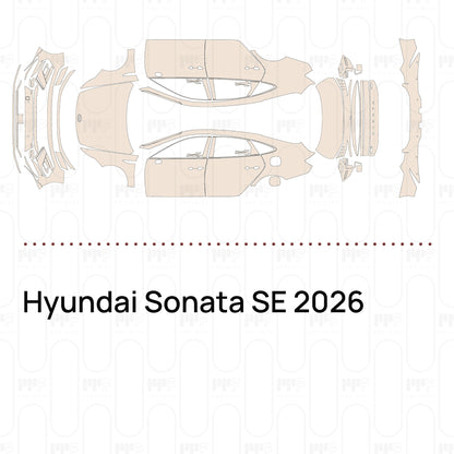 Voorgesneden PPF Hyundai Sonata SE 2026
