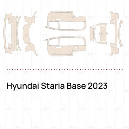 Voorgesneden PPF Hyundai Staria Base 2023