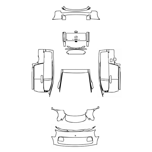 Voorgesneden PPF Hyundai Staria Base 2025