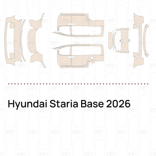 Voorgesneden PPF Hyundai Staria Base 2026