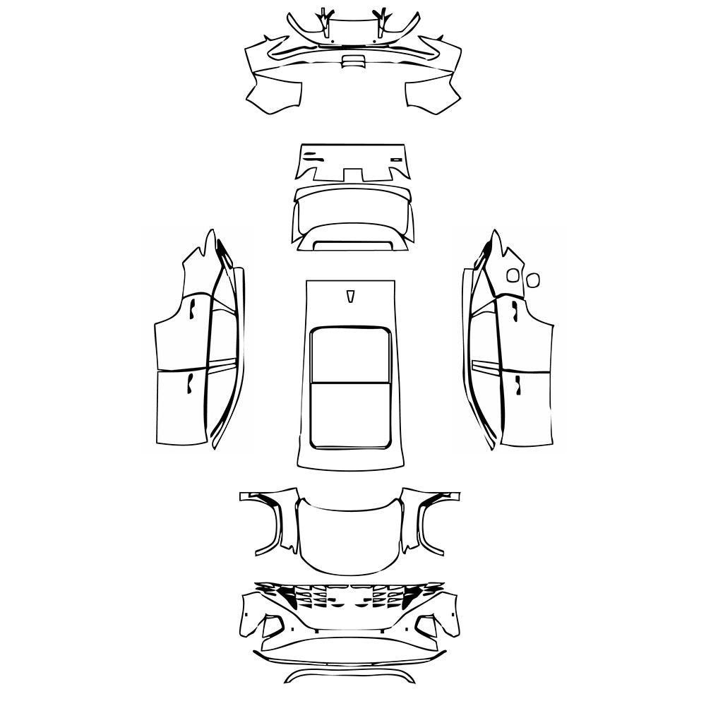 Pre-Cut PPF Hyundai Tucson L (CN) Base 2023 - PPF-Kits