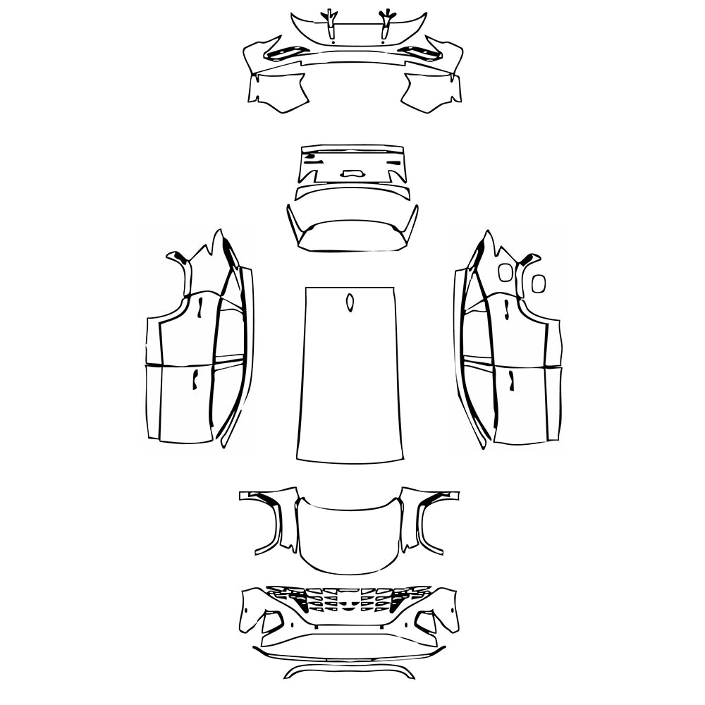 Pre-Cut PPF Hyundai Tucson (EU) Base 2023 - PPF-Kits