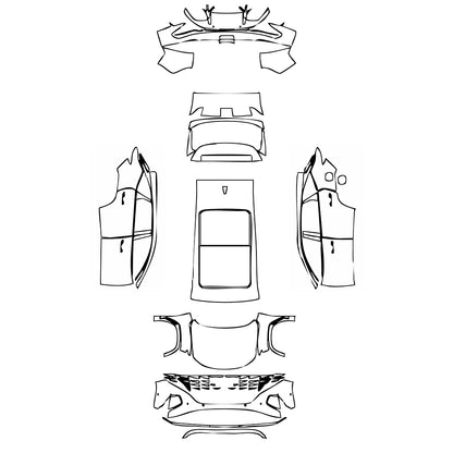 Pre-Cut PPF Hyundai Tucson (US) Base 2022 - PPF-Kits