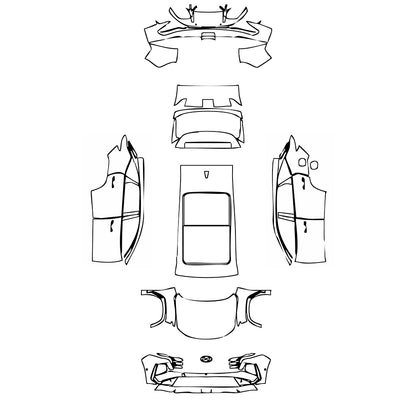 Pre-Cut PPF Hyundai Tucson (US) Base 2025 - PPF-Kits