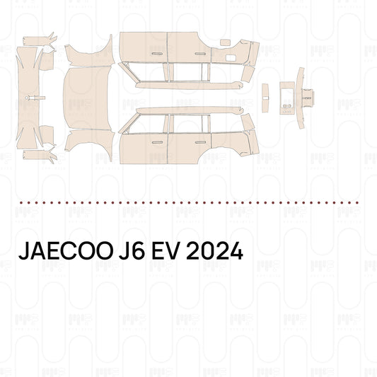 JAECOO J6 EV 2024 – Voorgesneden PPF-lakbeschermingsfolie