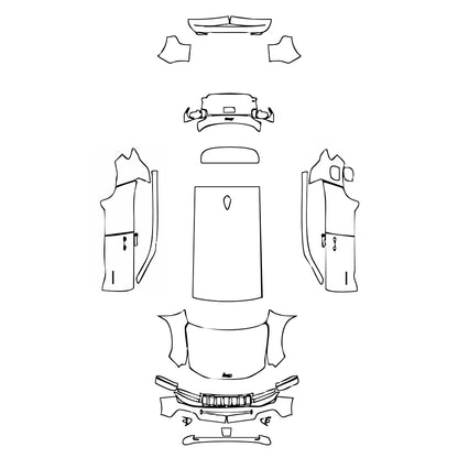 Pre-Cut PPF JEEP Avenger Electric 2024 - PPF-Kits