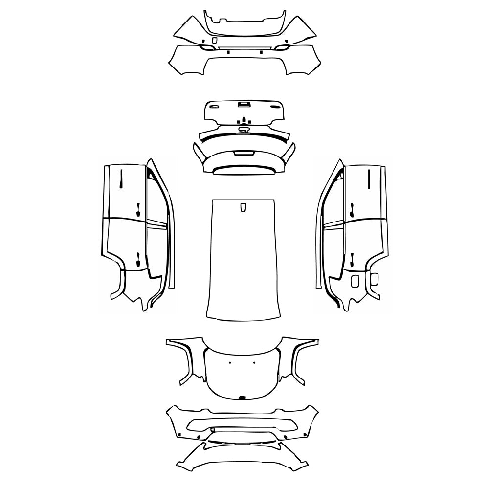 Pre-Cut PPF JEEP Compass Latitude 2022 - PPF-Kits