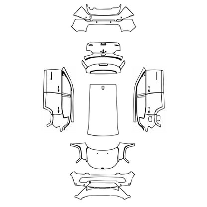 Pre-Cut PPF JEEP Compass Latitude 2023 - PPF-Kits