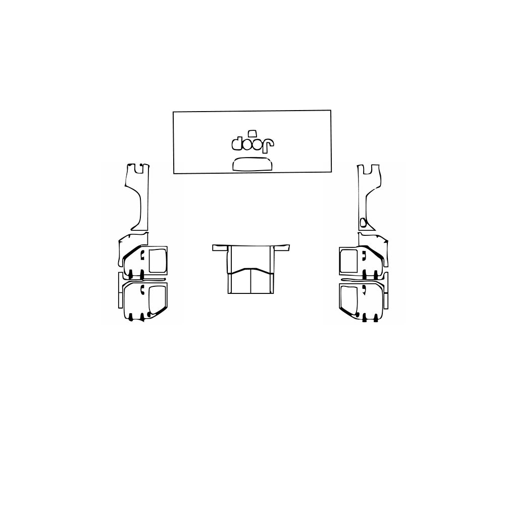 Pre-Cut PPF JEEP Gladiator Altitude 2022 - PPF-Kits