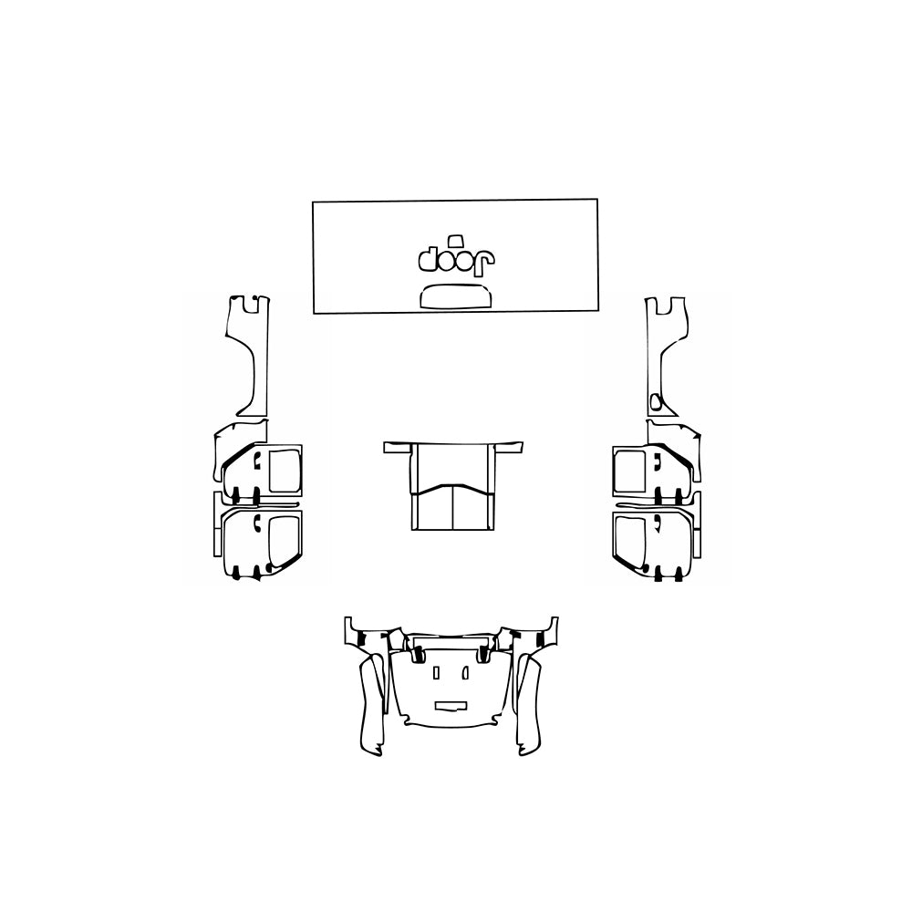 Pre-Cut PPF JEEP Gladiator Mojave 2020 - PPF-Kits