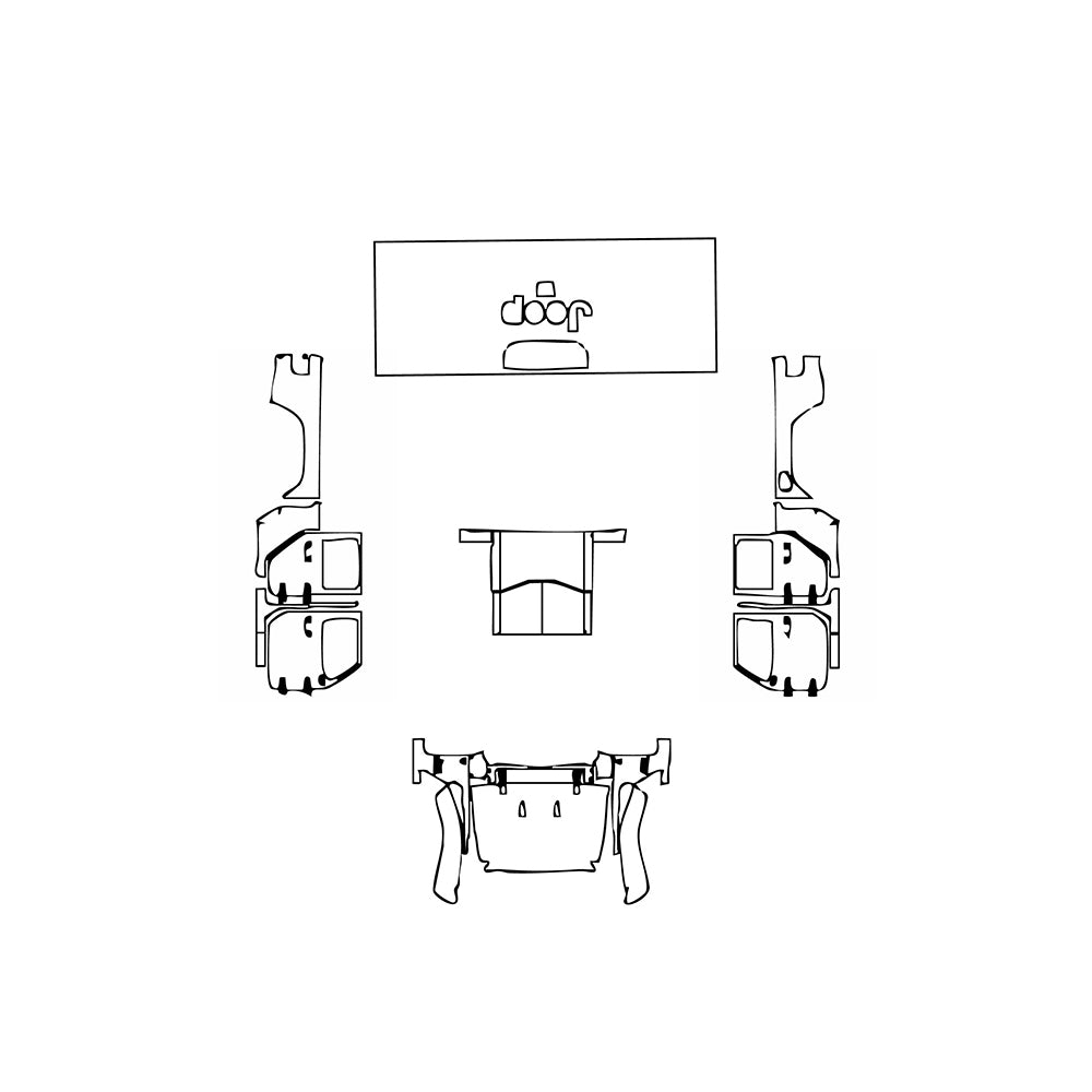 Pre-Cut PPF JEEP Gladiator Sport 2020 - PPF-Kits