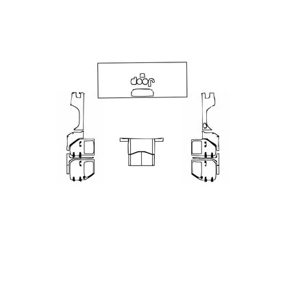 Pre-Cut PPF JEEP Gladiator Willys Sport 2021 - PPF-Kits