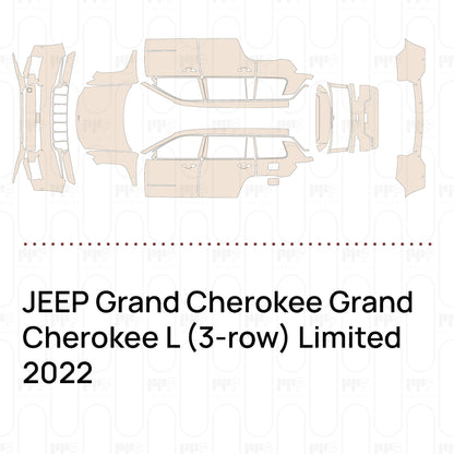 Voorgesneden PPF JEEP Grand Cherokee Grand Cherokee L (3-row) Limited 2022