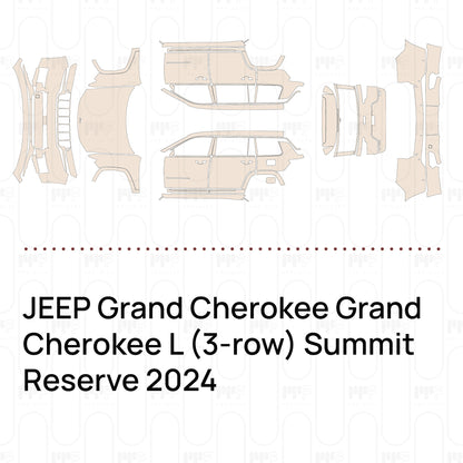 Voorgesneden PPF JEEP Grand Cherokee Grand Cherokee L (3-row) Summit Reserve 2024
