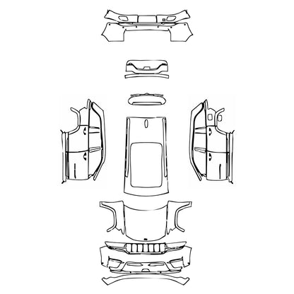 Pre-Cut PPF JEEP Grand Cherokee Grand Cherokee (2-row) Summit 2024 - PPF-Kits