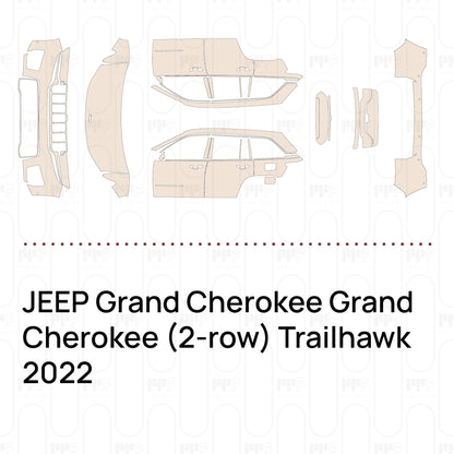 Voorgesneden PPF JEEP Grand Cherokee Grand Cherokee (2-row) Trailhawk 2022