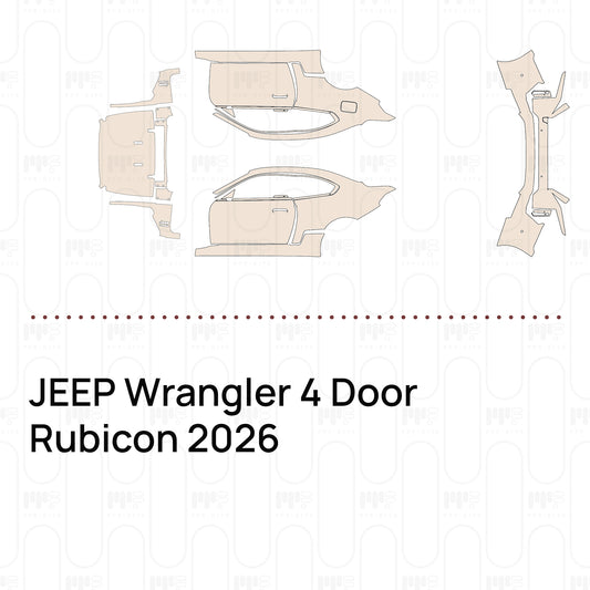 Voorgesneden PPF JEEP Wrangler 4 Door Rubicon 2026