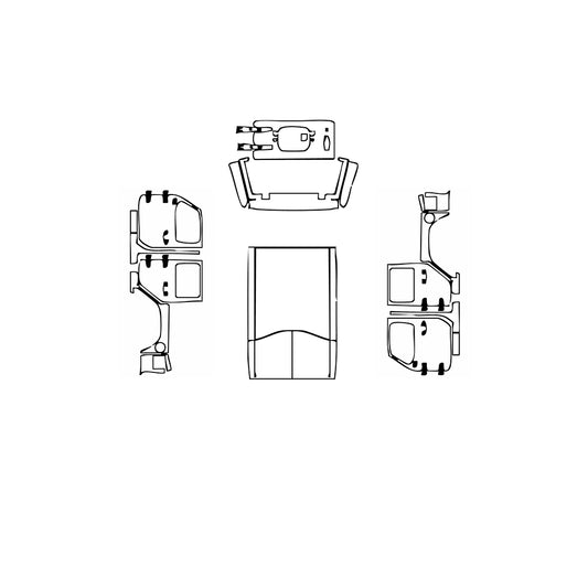Pre-Cut PPF JEEP Wrangler 4 Door Rubicon 392 2024 - PPF-Kits