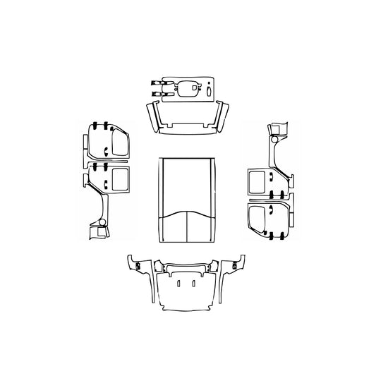 Pre-Cut PPF JEEP Wrangler 4xe High Altitude 4xe 2021 - PPF-Kits