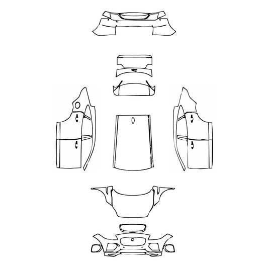 Pre-Cut PPF Jaguar E-Pace R-DYNAMIC SE 2024 - PPF-Kits