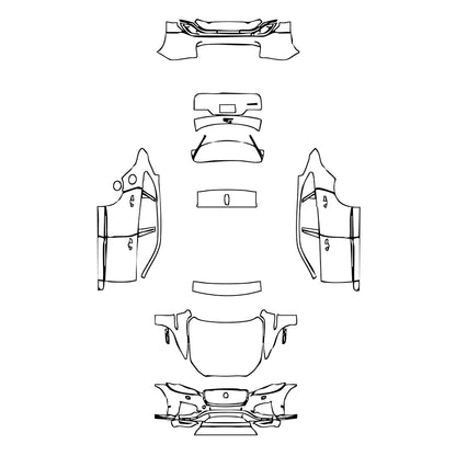 Pre-Cut PPF Jaguar F-Pace Base 2021 - PPF-Kits