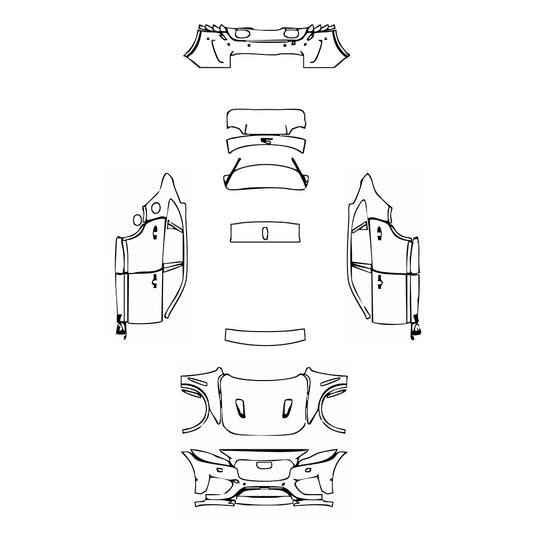 Pre-Cut PPF Jaguar F-Pace SVR 2018 - PPF-Kits