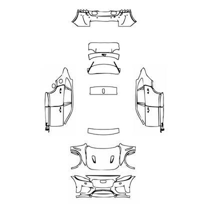 Pre-Cut PPF Jaguar F-Pace SVR 2020 - PPF-Kits
