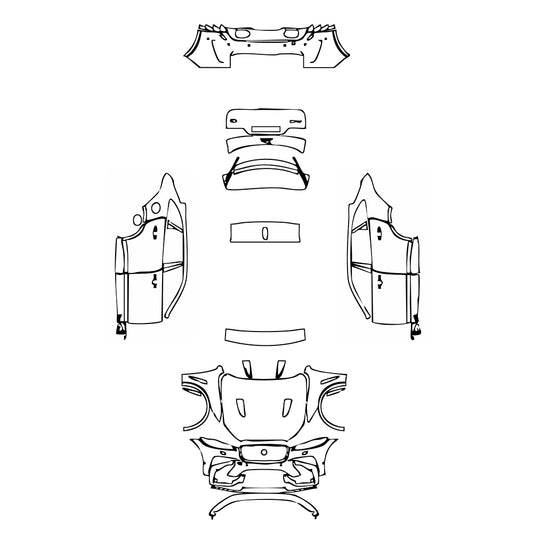 Pre-Cut PPF Jaguar F-Pace SVR 2023 - PPF-Kits