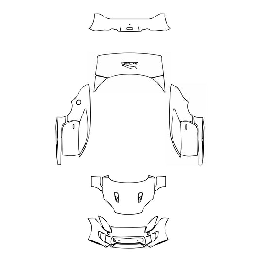 Pre-Cut PPF Jaguar F-Type Base AWD Coupe 2016 - PPF-Kits