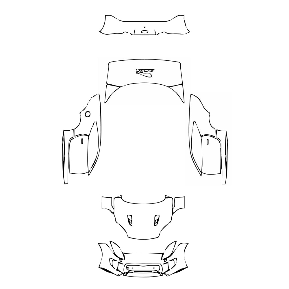 Pre-Cut PPF Jaguar F-Type Base AWD Coupe 2017 - PPF-Kits