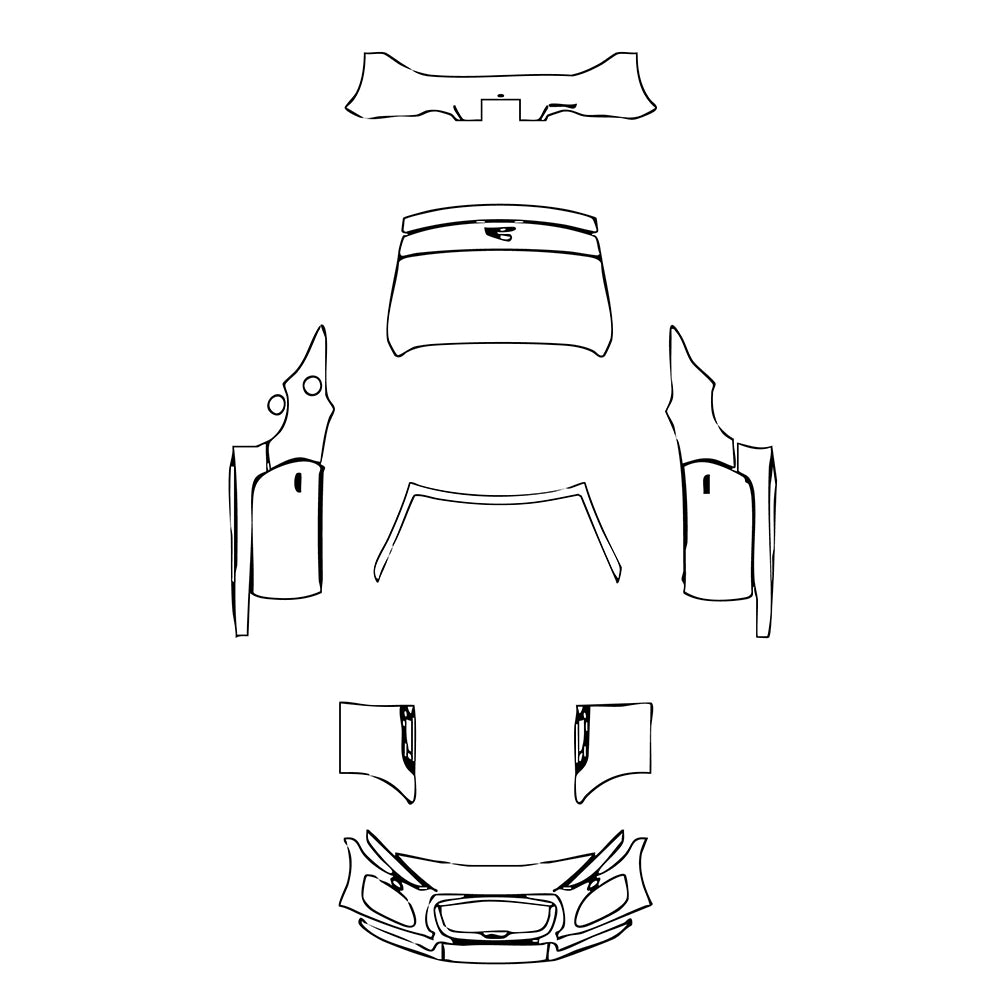 Pre-Cut PPF Jaguar F-Type Base Convertible 2021 - PPF-Kits