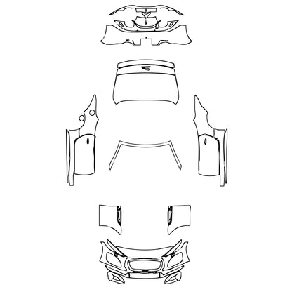 Pre-Cut PPF Jaguar F-Type R Convertible 2021 - PPF-Kits