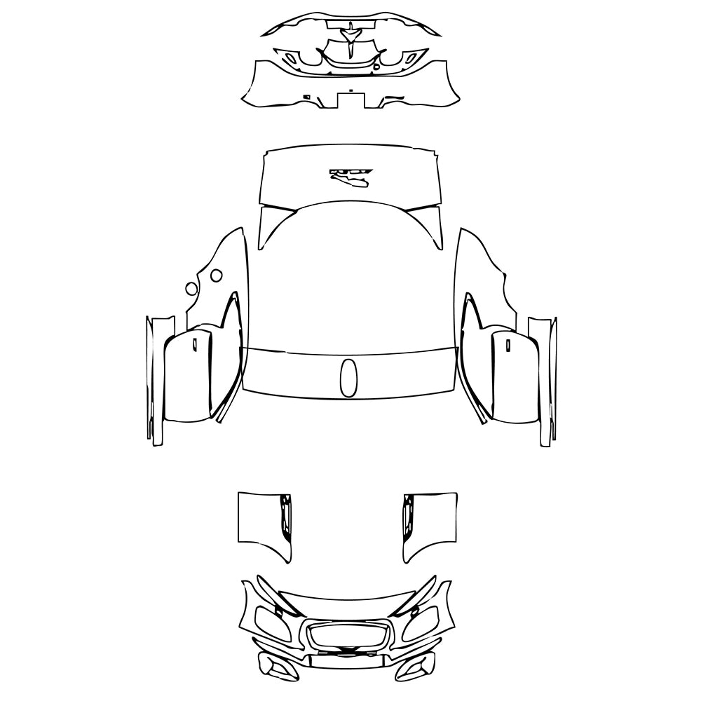 Pre-Cut PPF Jaguar F-Type R Coupe 2021 - PPF-Kits