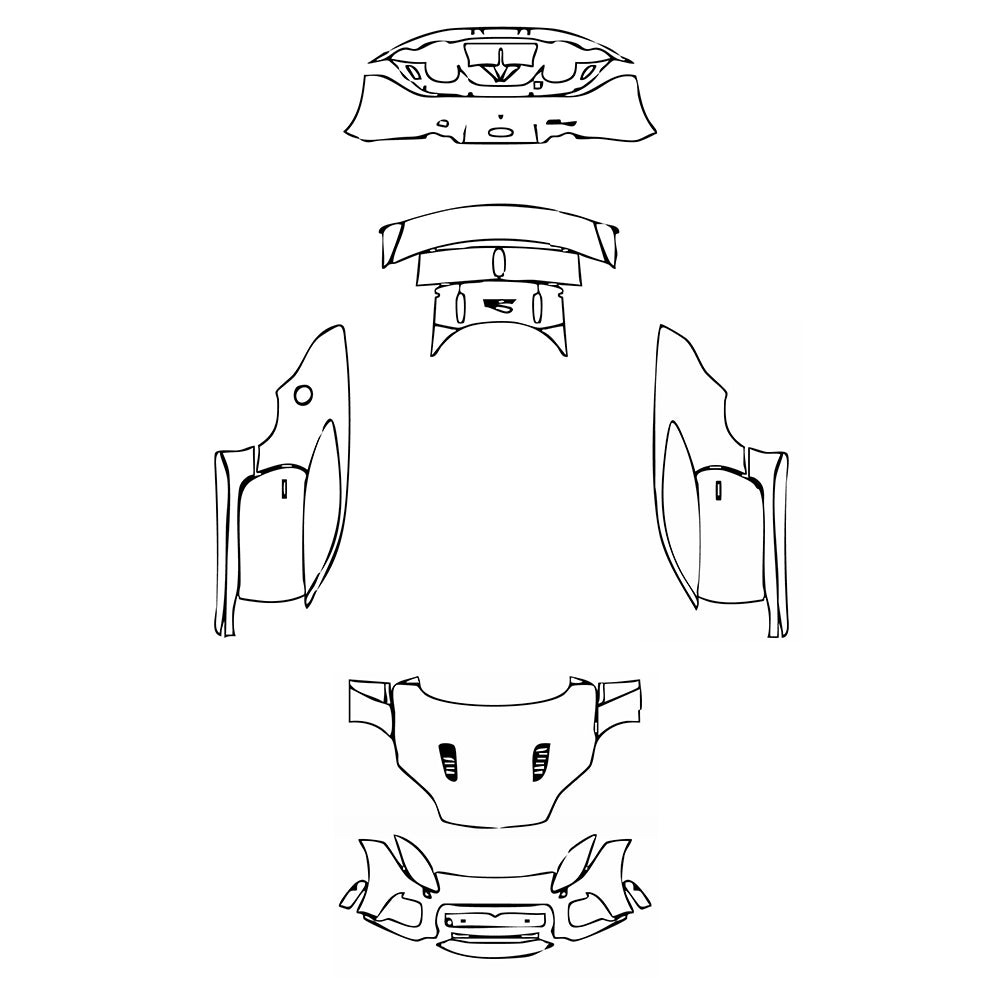 Pre-Cut PPF Jaguar F-Type SVR 2019 - PPF-Kits
