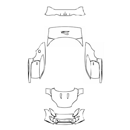 Pre-Cut PPF Jaguar F-Type S Coupe 2016 - PPF-Kits