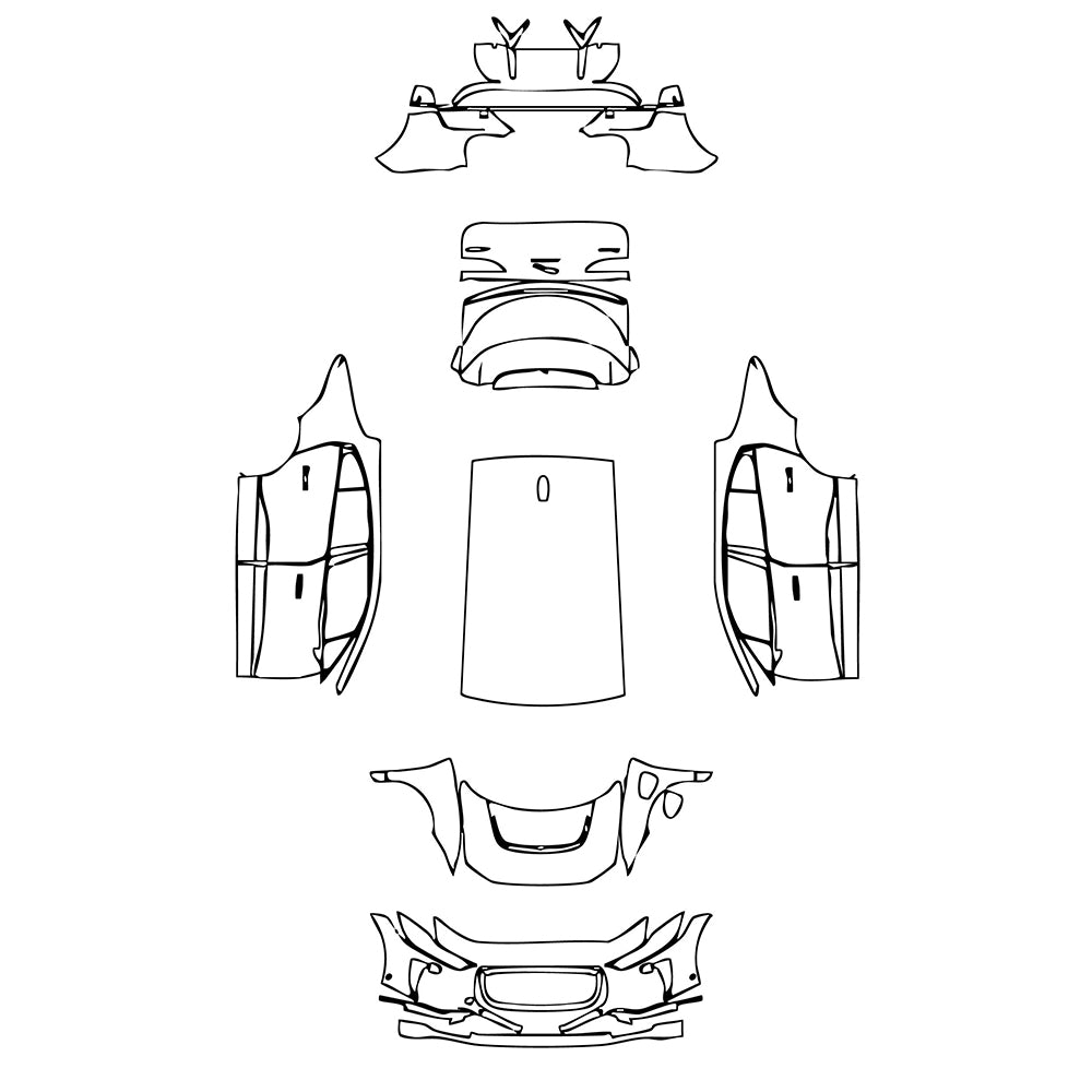 Pre-Cut PPF Jaguar I-Pace 2018 - PPF-Kits