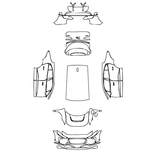 Pre-Cut PPF Jaguar I-Pace 2021 - PPF-Kits