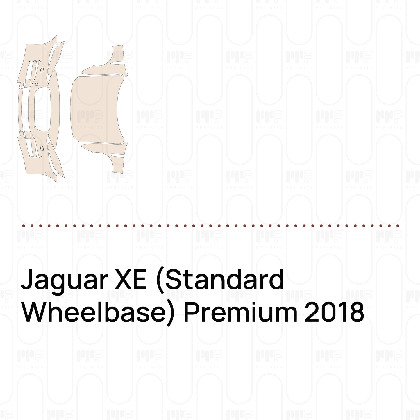 Voorgesneden PPF Jaguar XE (Standard Wheelbase) Premium 2018