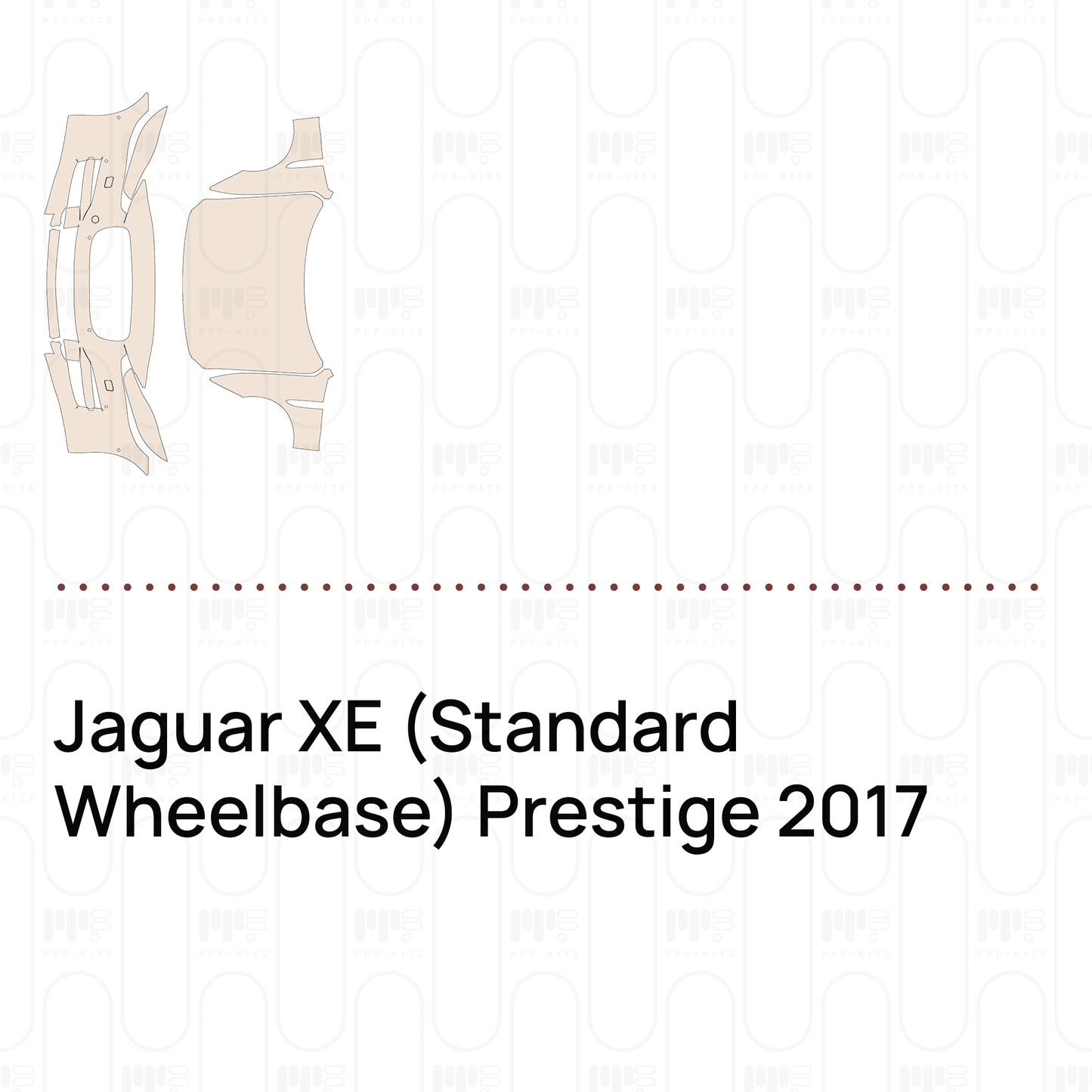 Voorgesneden PPF Jaguar XE (Standard Wheelbase) Prestige 2017