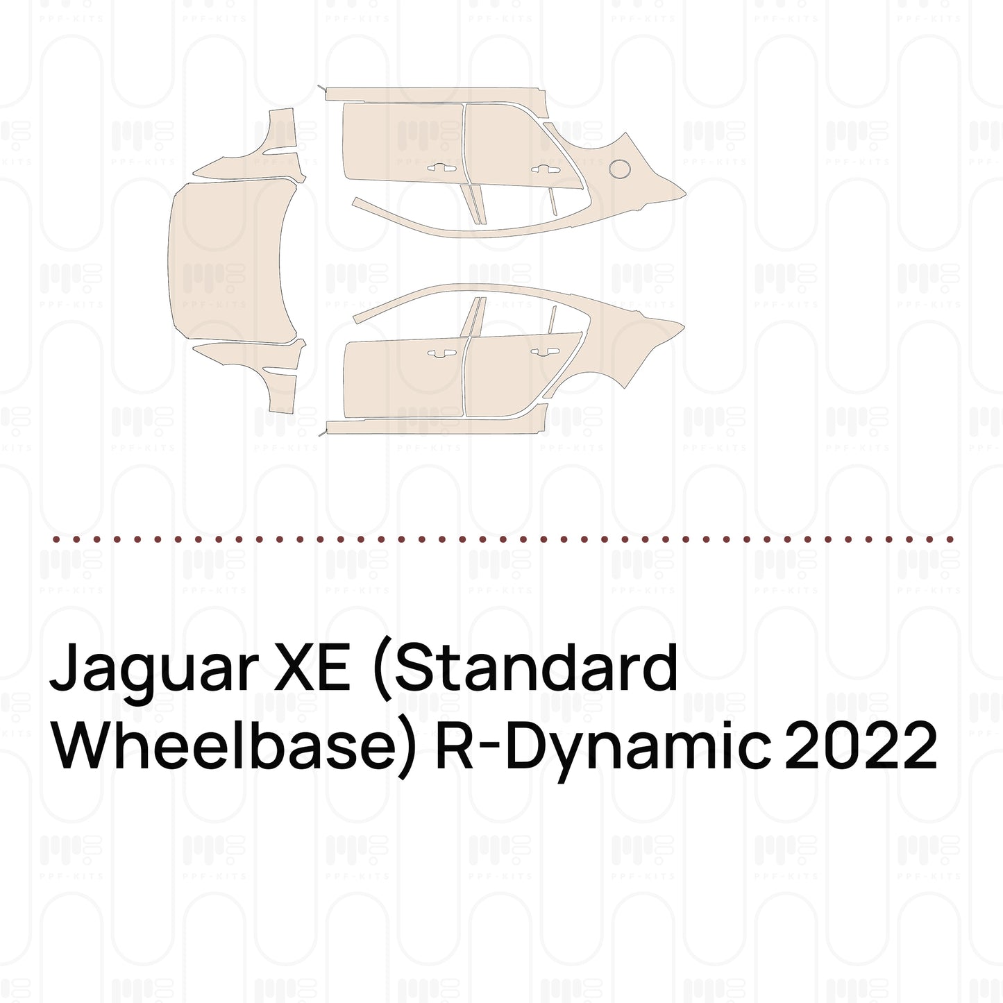 Voorgesneden PPF Jaguar XE (Standard Wheelbase) R-Dynamic 2022