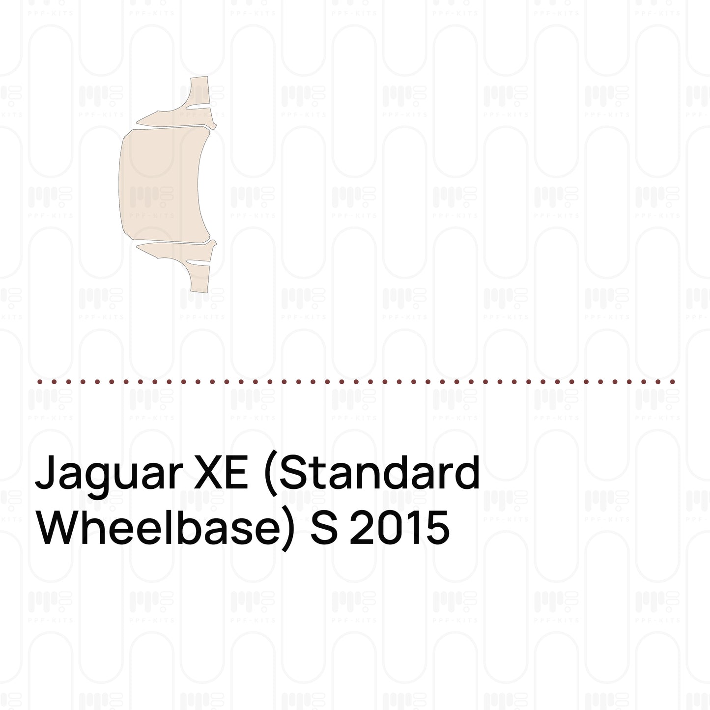 Voorgesneden PPF Jaguar XE (Standard Wheelbase) S 2015