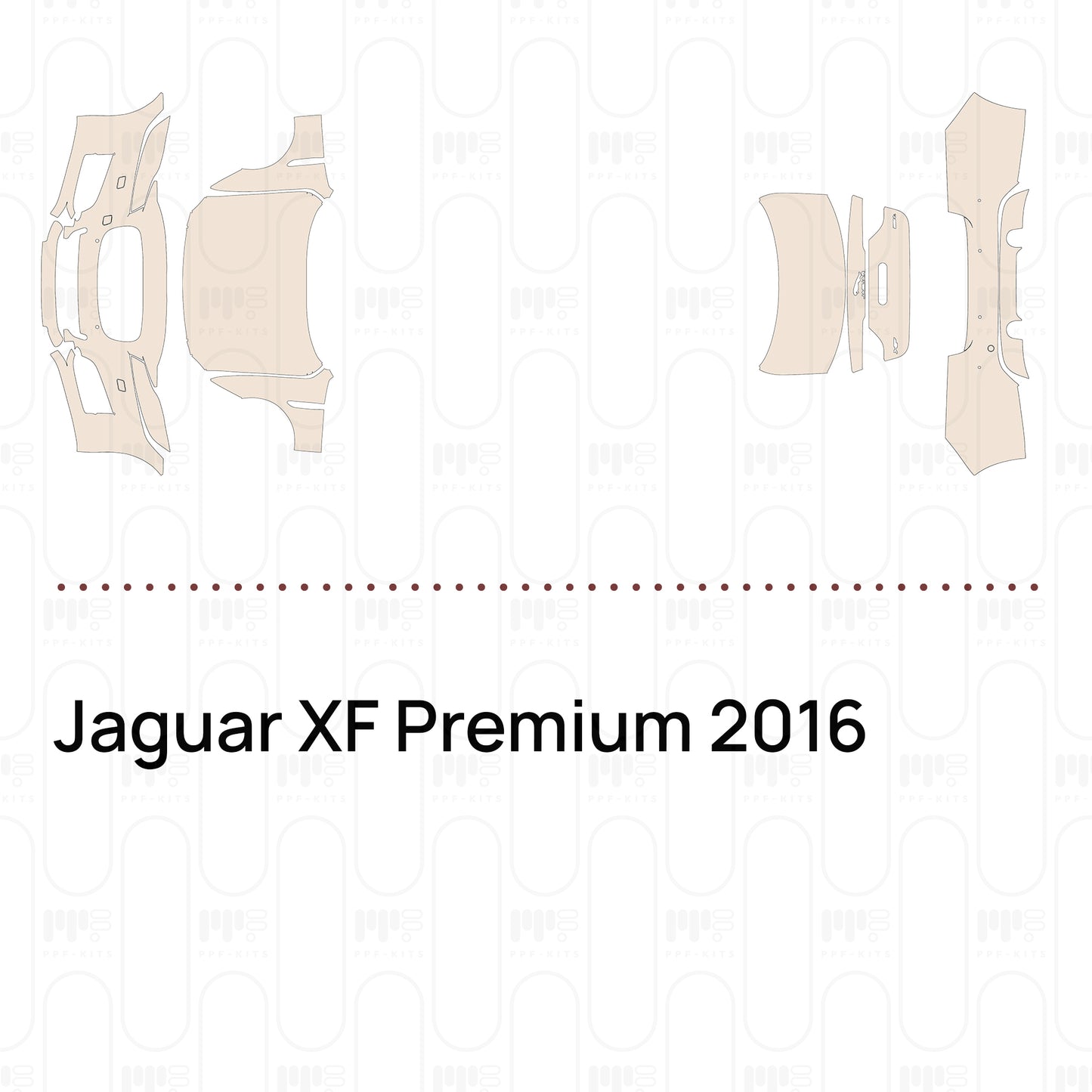 Voorgesneden PPF Jaguar XF Premium 2016