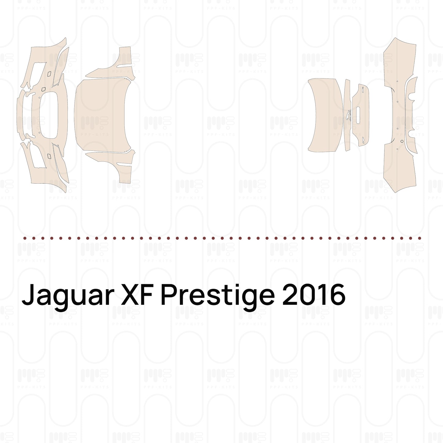 Voorgesneden PPF Jaguar XF Prestige 2016
