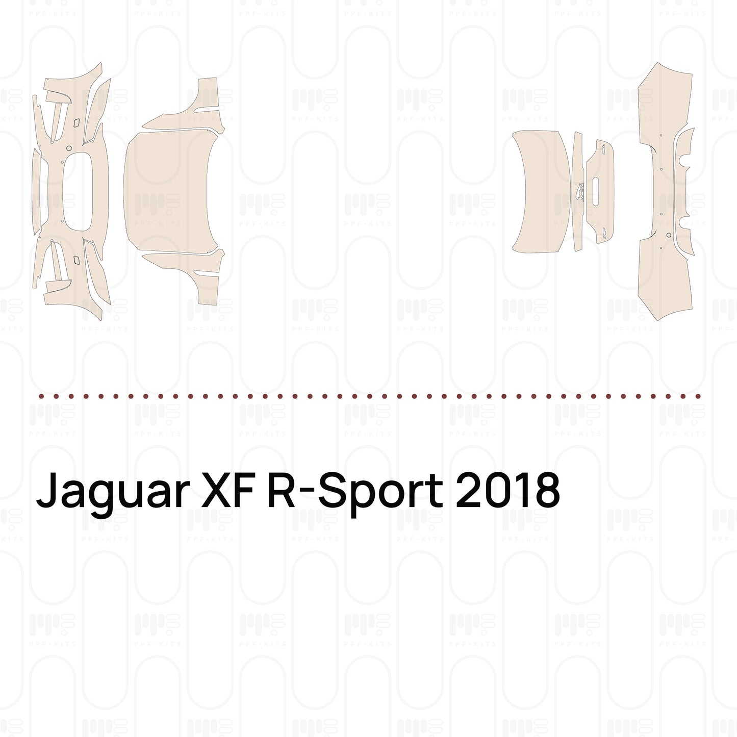 Voorgesneden PPF Jaguar XF R-Sport 2018