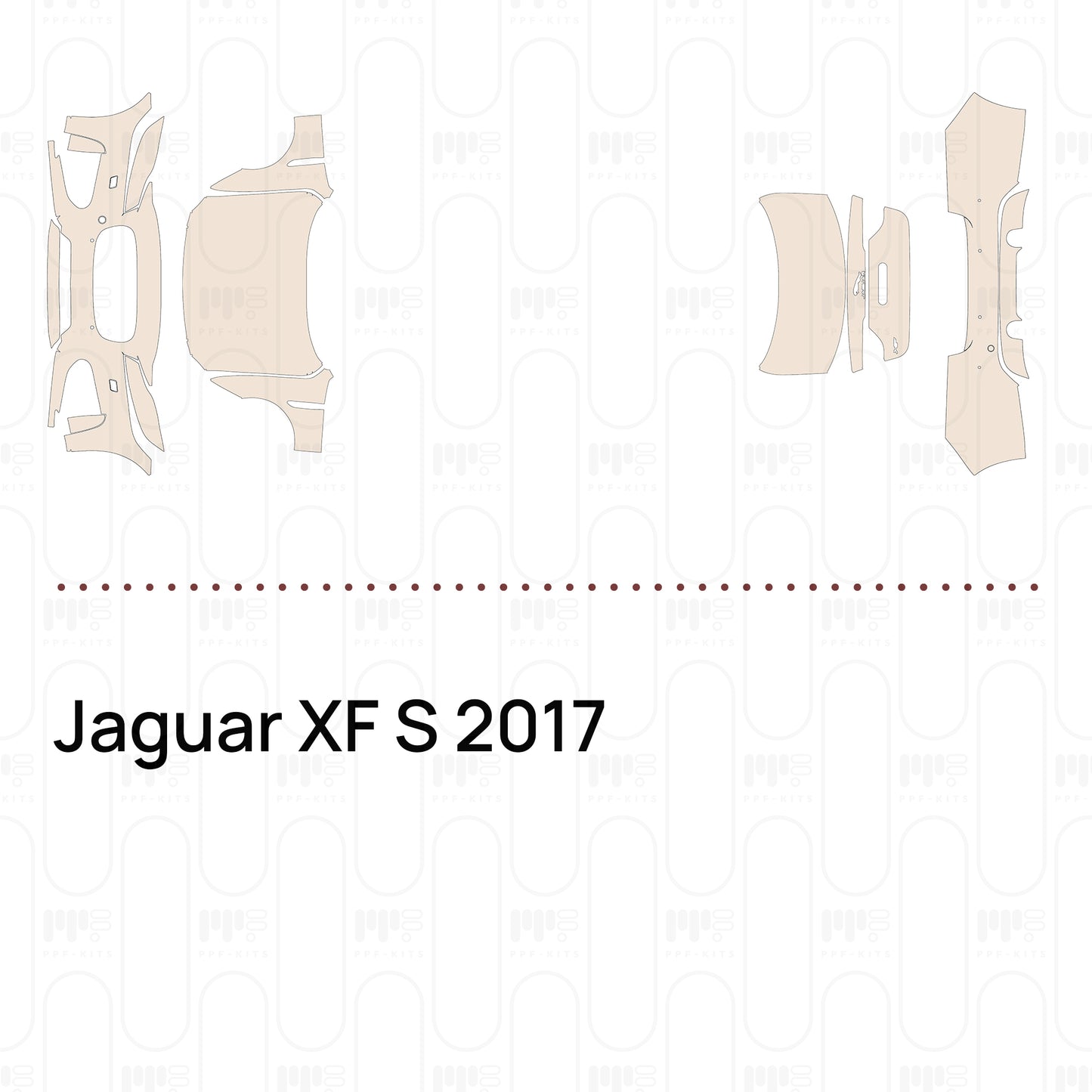 Voorgesneden PPF Jaguar XF S 2017